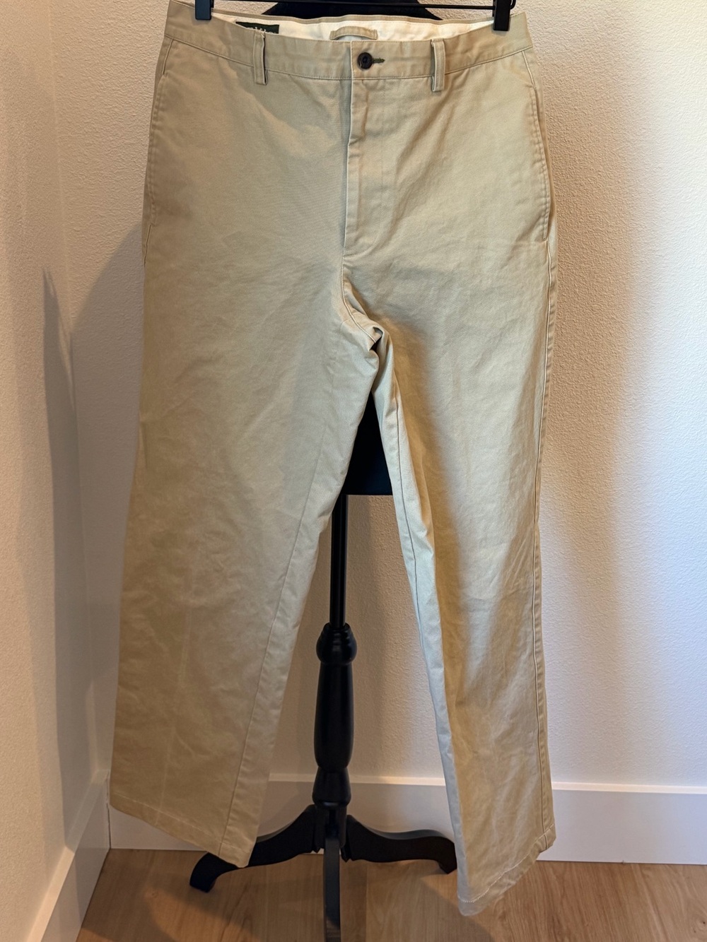 Men's Classic Straight Chino Pants - Beige size 34 RN70534